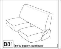 1978-1983 TOYOTA 4WD PICKUP BENCH EXACT FIT SEAT COVERS