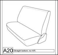 1993-1996 TOYOTA COROLLA REAR SOLID BENCH 1993-1996 TOYOTA COROLLA REAR SOLID BENCH