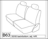 1998-2002 TOYOTA LAND CRUISER SEAT COVERS FOR REAR ROW 50/50 SPLI