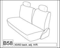 1998-2002 HONDA ACCORD DX/EX/LX SEDAN SEAT COVERS FOR BACK BENCH 