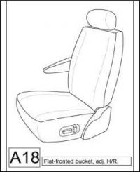 1995-1998 HONDA ODYSSEY LX SEAT COVERS FOR FRONT CAPTAIN CHAIR