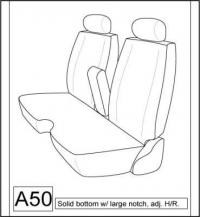1984-1988 TOYOTA PICKUP 4WD SPLIT BENCH EXACT FIT SEAT COVERS