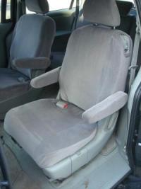 2005-2008 HONDA ODYSSEY 7 PASSENGER EXACT FIT SEAT COVERS FOR ALL 3 RO