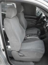 2005-2009 TOYOTA TACOMA TRD BUCKETS.FITTED SEAT COVERS GRAY WITH SIDE 