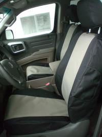 2005-2010 Honda Ridgeline Front Buckets Black and Tan Waterproof Endura Designed