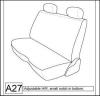 1986-1988 ISUZU PICKUP BENCH SEAT FITTED SEAT COVERS