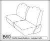 1999-2003 CELICA GTS COUPE SOLID BOTTOM 50/50 SPLIT BACK NO HEAD 