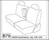 2003-2009 TOYOTA 4-RUNNER  SR5 REAR 40/60 SEAT COVERS W