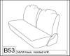 1990-1991 HONDA CIVIC HATCHBACK SEAT COVERS FOR SOLID BOTTOM 50/50 SPLIT BACK BE