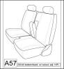 1992-1998 TOYOTA T100 REG/XCAB SEAT COVERS FOR 60/40 FR